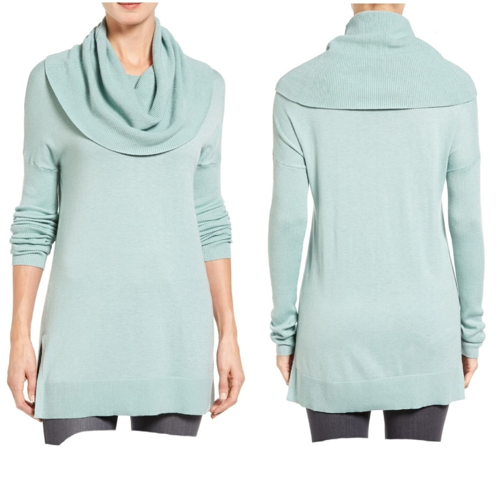 Caslon 3 in 1 Top Side Slit Cowl Neck